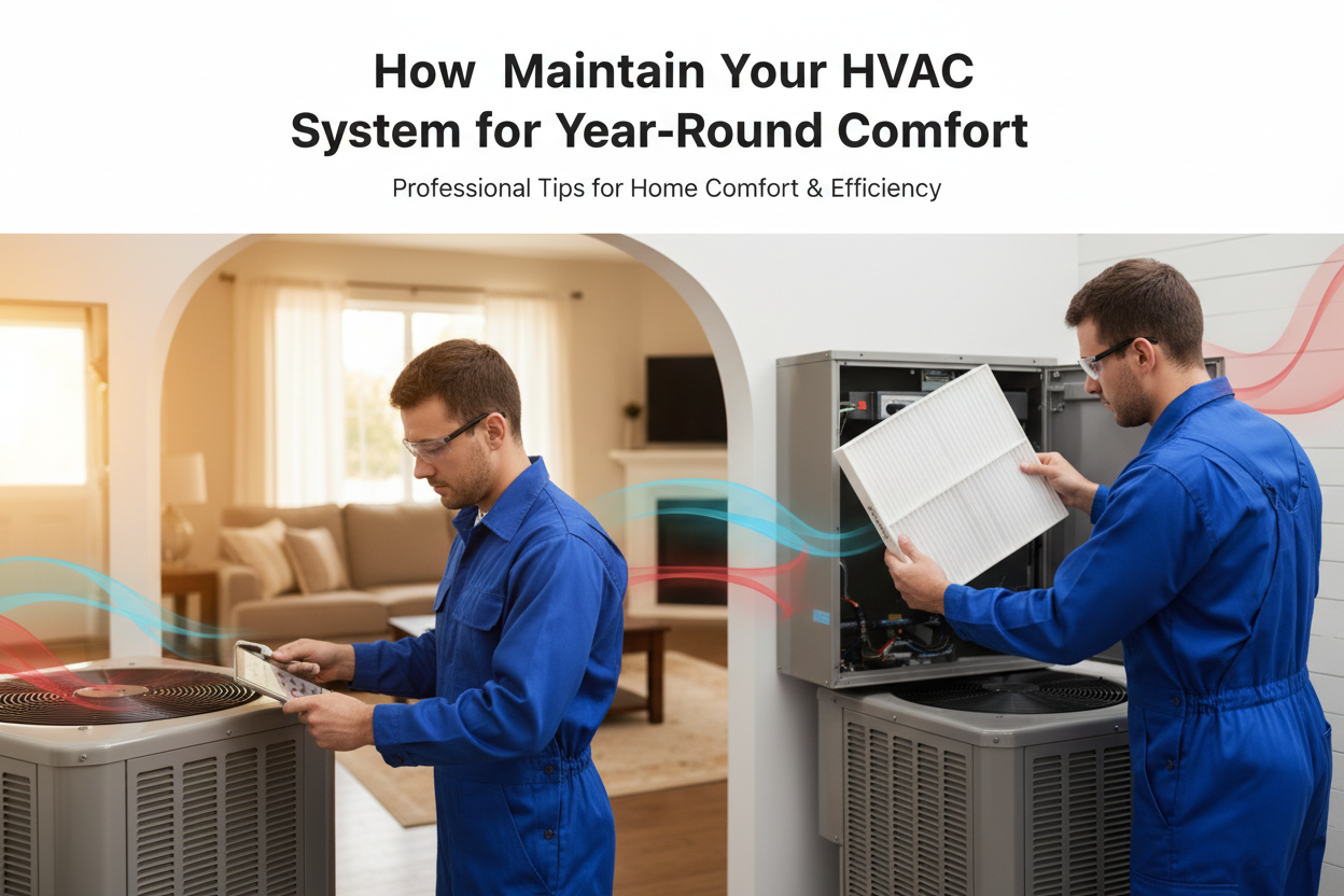 How to Maintain Your HVAC System for Year-Round Comfort