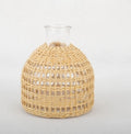 Straw Dried Flower Fragrance Japanese Woven Glass Vase