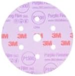 3M 30370 Hookit Purple 3" P800 Grit Finishing Film Disc