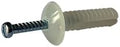 1/4" x 3" Mushroom Head Hammer Drive Screws, Zinc, 100 Pack
