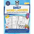 Daily Word Ladders and Vocabulary Builder for Grades K-1: Interactive Kids Weekly Workbook to Improve Reading, Spelling, and Phonics 100+ Engaging Rep - Paperback