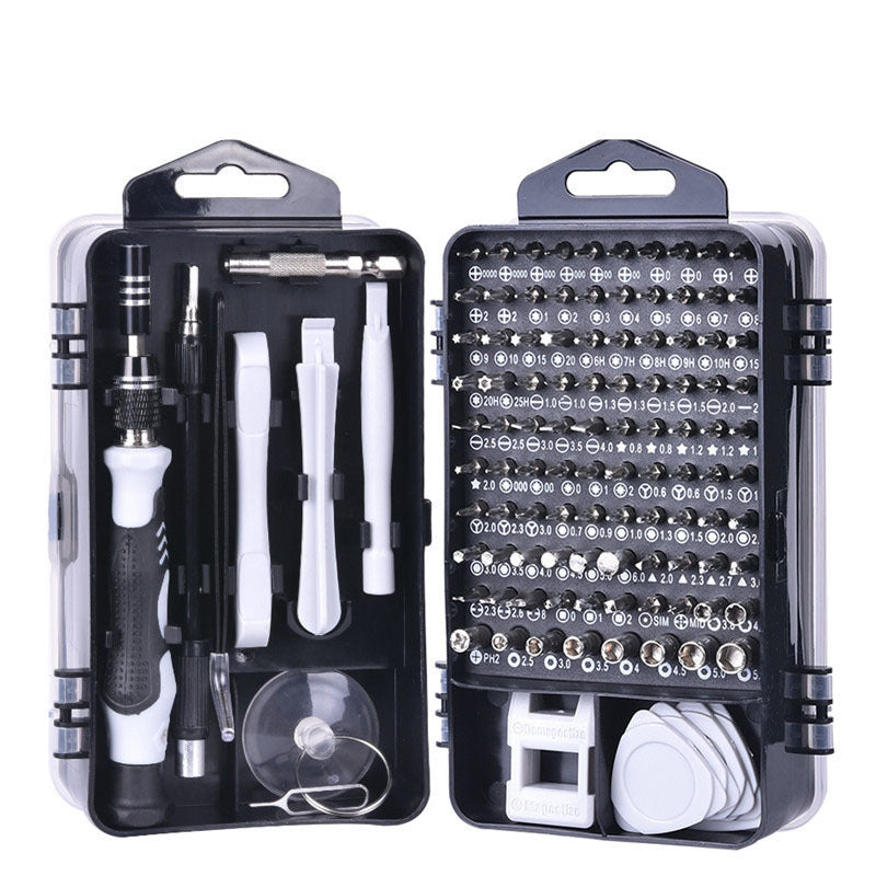 Compatible with Apple, Hot Sale 122 in 1Professional Multi Screwdriver Set for iPhone Android Laptop Computer DIY Repair Tool Kit