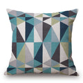 Modern Abstract  Art Geometric Pillowcase Color Irregular Diamond Pattern Pillowcase Sofa Linen Pillowcase