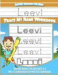 Leevi Letter Tracing for Kids Trace my Name Workbook: Tracing Books for Kids ages 3 - 5 Pre-K & Kindergarten Practice Workbook - Paperback