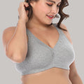 Underwired Bra Plus Size Fat Women Bralette Underwear 100E