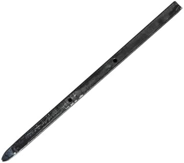 Sandbaggy 12" Square Steel Concrete Form Stakes with Nail Holes - 5/8" Wide - Rust Resistant Coating - Removable, Reusable - Construction Grade Stakes (12 inch, 200)