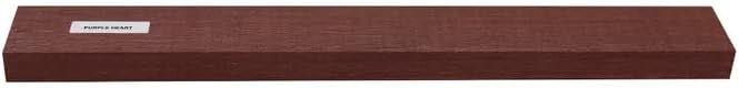 Exotic Wood Zone's Combo Pack 5, Purpleheart Lumber/Cutting Board | 3/4” x 2” x 18”