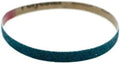 Benchmark Abrasives 3/8 x 13 Inch Sanding Belts with Zirconia Grains, Sand Paper for Metal Grinding, Sanding, Knife Polishing, Surface Blending Belt Sander for Woodworking (10 Pack), 60 Grit