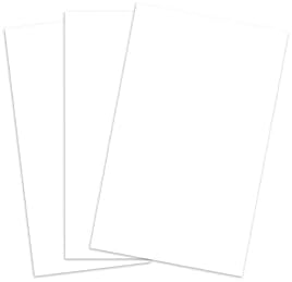 TruFlat Plywood Laser Wood Sheets, 12 x 19 x 1/8 in, White, Case of 24