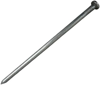 Sandbaggy 3/8" x 12" Landscape Spike Nails - Galvanized Timber Spikes - Construction, Landscape Edging, Framing, Landscape Fabric (3/8" x 12" (Galvanized), 180)