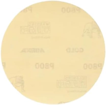 Mirka Gold 5 Inch 80 Grit PSA Sticky Back Sanding Discs, No Hole, 100 Pack