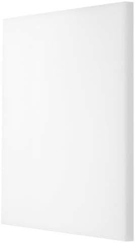 MECCANIXITY UHMW Sheet Ultra High Molecular Weight Polyethylene Sheet, 1/2" Thick Hard HDPE Plastic Sheet Board for DIY Craft 10" x 10" White