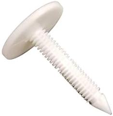Farm Plastic Supply 1 3/8inches Vapor Barrier Foundation Push Pins for Crawlspace Moisture Barrier Poly Liners (100)