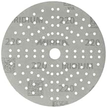 Mirka Iridium 6 Inch 220 Grit Premium Ceramic Blend Sanding Discs, 50 Pack