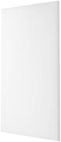 MECCANIXITY UHMW Sheet Ultra High Molecular Weight Polyethylene Sheet, 1/16" Thick Hard HDPE Plastic Sheet Board for DIY Craft 6" x 8" White