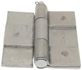 Aluminum Butt Weld Bolt-on Hinge 5"x 4.75" x .188 Heavy Duty Material Removable pin for Horse Ramp Fold Down End gate Doors. Rust Resistant Material