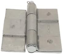 Aluminum Butt Weld Bolt-on Hinge 5"x 4.75" x .188 Heavy Duty Material Removable pin for Horse Ramp Fold Down End gate Doors. Rust Resistant Material