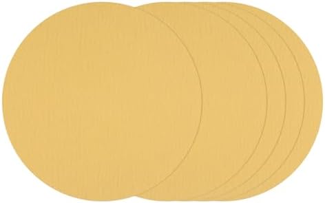25Pcs Sanding Discs 8-7/8In 150Grit Hook and Loop Sandpapers Yellow
