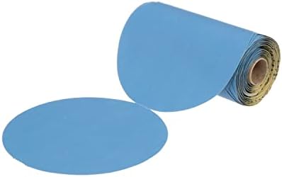 3M Stikit Blue Abrasive Disc Roll, 321U, 36211, 6 in, 400+ Grade, No Hole