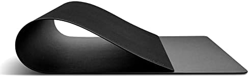 Nekmit Leather Desk Blotter Pad 17 x 12 Inches, Flat, Non-Slip, Waterproof, Black