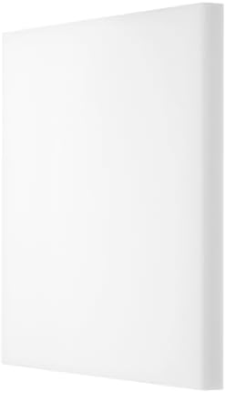 MECCANIXITY UHMW Sheet Ultra High Molecular Weight Polyethylene Sheet, 3/4"(0.8 Inch) Thick Hard HDPE Plastic Sheet Board for Marine Board,DIY Craft, Marine Plywood 12" x 12" White