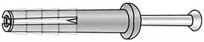U70653.025.0300 Nail Drive Anchor 1/4" Dia. 3" L Nylon Zinc Plated 100 Pk