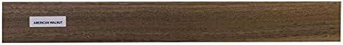 Exotic Wood Zone Kiln Dried Black Walnut Lumber Boards for Woodworking, Hardwood Crafting, Furniture Making, Wood Carving, Cabinetmaking, Woodturning and DIY Projects - 3/4" x 6" x 18" (2 Pieces)