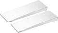 HARFINGTON 2Pcs Stainless Steel Flange Wedge, 9/16" x 2" x 5-15/16" Metal Right Angle Wedges Shims Spreading Flanges Triangle Pipefitting Welding Underpinning Tool for Lathe Milling Machine