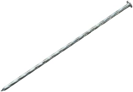 Sandbaggy 12" Heavy Duty Galvanized Artificial Turf Stakes - Spiral Landscape Nails - Ground Spikes/Pins, Synthetic Grass, Lawn, Edging, Weed Barrier Fabric (12 inch - Ultra Heavy Duty, 250, Count)