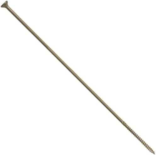 Jake Sales #15 x 14 Bronze Exterior Wood Screws - Torx Flat Head - ACQ Compatible - 1 lb Box (~9 Count)