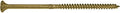 Jake Sales #14 x 8 Bronze Coated Multipurpose Wood Screw Torx/Star Drive Flat Head (1 Pound - 19 Approx. Screw Count) Exterior Coated - ACQ Compatible Wood Screws