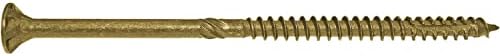 14 x 5 Bronze Coated Multipurpose Wood Screw - Torx/Star Drive Flat Head Exterior Coated - ACQ Compatible - CASE Qty 42 Boxes 1,260 Screws