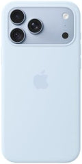 Apple iPhone 18 Pro Max Silicone Case with MagSafe – Crisp Blue