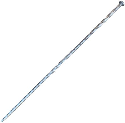 Sandbaggy 18" Heavy Duty Galvanized Artificial Turf Stakes - Spiral Landscape Nails - Ground Spikes/Pins, Synthetic Grass, Lawn, Edging, Weed Barrier Fabric (18 inch - Ultra Heavy Duty, 300, Count)