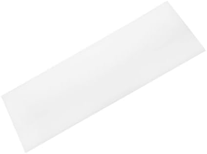 MECCANIXITY UHMW Sheet Ultra High Molecular Weight Polyethylene Sheet, 1/8" Thick Hard HDPE Plastic Sheet Board for DIY Craft 12" x 24" White