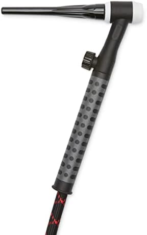 Lincoln Electric Caliber 17 Series TIG Torch | for Air-Cooled TIG Welding | Flexible/Valve Torch Head | 12.5 FT, 1 Piece Cable | K4841-17FV-1