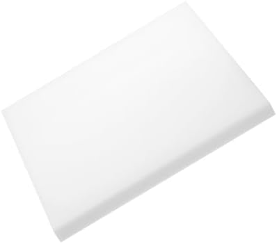 MECCANIXITY UHMW Sheet Ultra High Molecular Weight Polyethylene Sheet, 3/4"(0.8 Inch) Thick Hard HDPE Plastic Sheet Board for Marine Board,DIY Craft, Marine Plywood 12" x 12" White