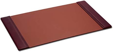 Dacasso Classic Leather Side Rail Desk pad, 38 x 24, Mocha
