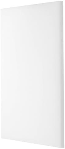 MECCANIXITY UHMW Sheet Ultra High Molecular Weight Polyethylene Sheet, 3/16" Thick Hard HDPE Plastic Sheet Board for DIY Craft 6" x 8" White