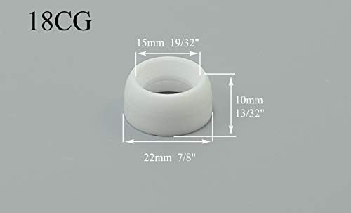 RIVERWELD TIG Gas Lens Collets Bodies 45V 10N Ceramic Cups 54N kit 43pcs