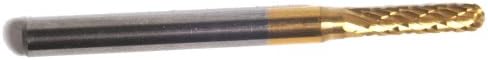 Champion SC42 Titanium Nitrite Coated Burs Solid Carbide Miniature 1/8-Inch Cutter Diameter 9/16-Inch Length of cut