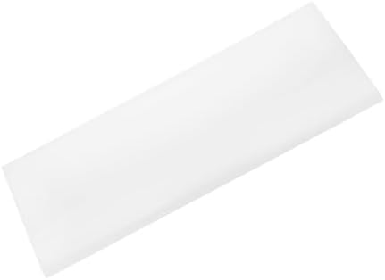 MECCANIXITY UHMW Sheet Ultra High Molecular Weight Polyethylene Sheet, 1/2" Thick Hard HDPE Plastic Sheet Board for DIY Craft 12" x 24" White