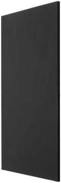 MECCANIXITY UHMW Sheet Ultra High Molecular Weight Polyethylene Sheet, 1/4" Thick Hard HDPE Plastic Sheet Board for Marine Board,DIY Craft, Marine Plywood 24" x 12" Black