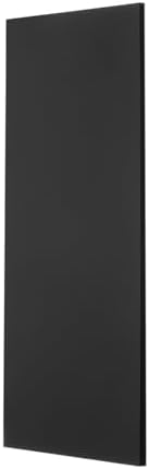 MECCANIXITY UHMW Sheet Ultra High Molecular Weight Polyethylene Sheet, 1/4" Thick Hard HDPE Plastic Sheet Board for Marine Board,DIY Craft, Marine Plywood 12" x 6" Black