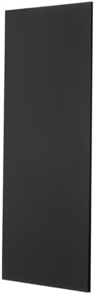 MECCANIXITY UHMW Sheet Ultra High Molecular Weight Polyethylene Sheet, 1/8" Thick Hard HDPE Plastic Sheet Board for Marine Board,DIY Craft, Marine Plywood 12" x 6" Black