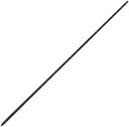 Sandbaggy 60 Inch Round Steel Concrete Form Stakes with Nail Holes, Heavy Duty Rust Resistant Form Pins for Concrete Forms, Slabs, Driveways, Sidewalks, Curbs & Footings, 5 Pack, 3/4 in x 60 in