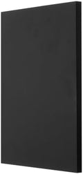 MECCANIXITY UHMW Sheet Ultra High Molecular Weight Polyethylene Sheet, 1/2" Thick Hard HDPE Plastic Sheet Board for DIY Craft 6" x 8" Black