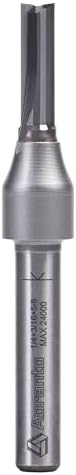 Straight Router Bits 1/4" Shank, 3/16" Cut Diameter, 5/8" Cut Length, Useful for Plunging Capabilities for Cutting Grooves, Dados, Mortising