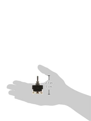 Gardner Bender GSW-16 Heavy-Duty Electrical Toggle Switch, DPDT, ON-(OFF)-ON, 20 A/125V AC, Screw Terminal