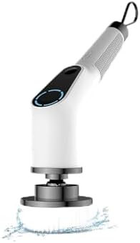 Electric Spin Scrubber, Cordless Cleaning Brush, Shower Scrubber with 8 Replaceable Brush Head